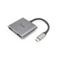 Equip USB-C 4 in 1 Dual HDMI Adapter