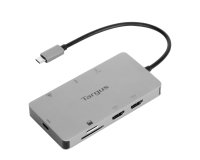 Targus DOCK423EU base para portátil y replicador de puertos Alámbrico USB 3.2 Gen 1 (3.1 Gen 1) Type-C Plata
