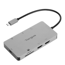 Targus DOCK423EU station d'accueil Avec fil USB 3.2 Gen 1 (3.1 Gen 1) Type-C Argent