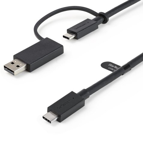 StarTech.com USBCCADP USB-kabel USB 3.2 Gen 2 (3.1 Gen 2) 1 m USB C Zwart