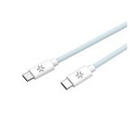 Celly USBCUSBCCOTTLB cable USB 1,5 m USB C Azul, Blanco