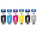 Inktfles EPSON 114 zonderlijke kleuren voor inkttankprinter