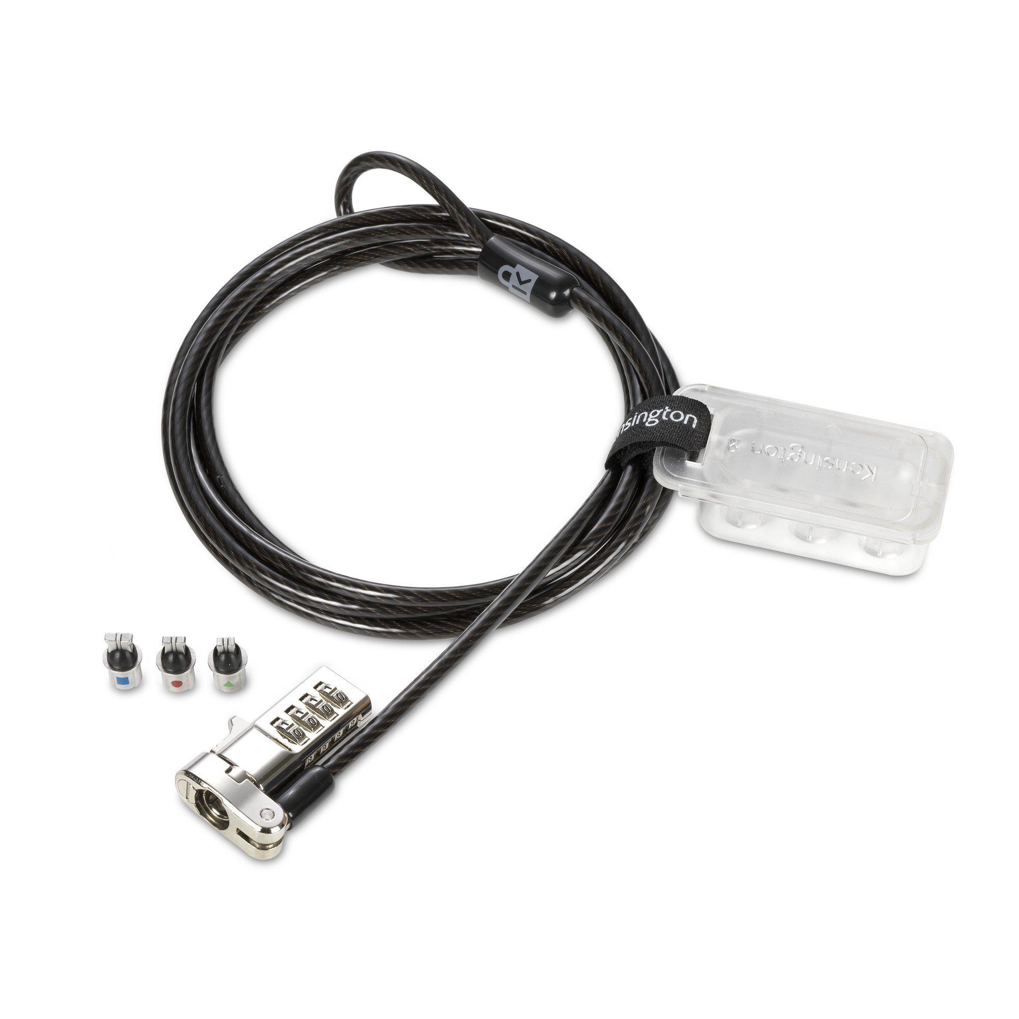 Kensington - Câble Sécurité ClickSafe 3-en-1 | Pour PC Portable Dell, HP, Acer - 1.8m