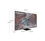 Samsung Series 8 QE85QN800AT 2.16 m (85") 8K Ultra HD Smart TV Wi-Fi Stainless steel