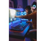 SureFire Silent Flight RGB-680 Tapis de souris de jeu Noir