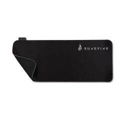 SureFire Silent Flight RGB-680 Tappetino per mouse per gioco da computer Nero