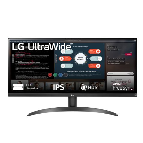 Monitor LG 29WP500-B pantalla para PC 73,7 cm (29") 2560 x 1080 Pixeles UltraWide Full HD LED Negro