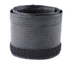 StarTech.com Guaina per cavi da 3 m con chiusura a strappo, accorciabile, diametro 3 cm, organizzatore per cavi di rete / guaina per fasci di cavi / robusto avvolgicavo con maglia in poliestere, Nero