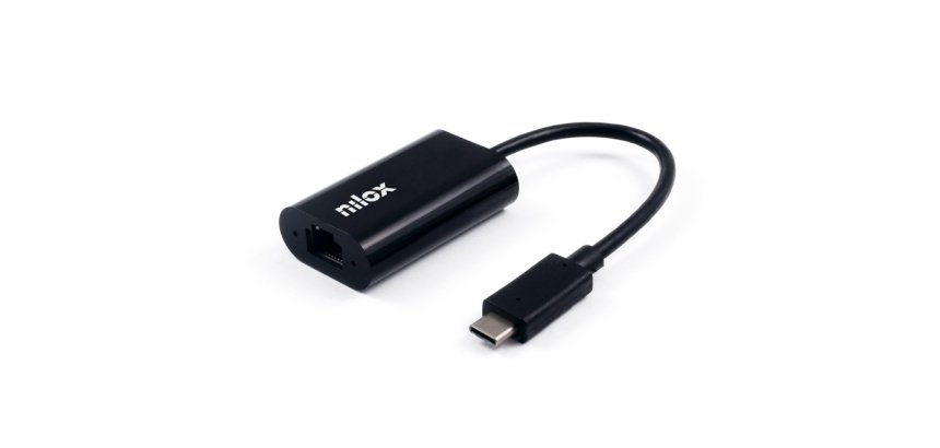 Nilox ADATTATORE USB C - RJ45 M/H Internal Ethernet / WLAN 1000 Mbit/s