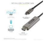 StarTech.com 16ft (5m) USB C to HDMI Cable 4K 60Hz w/ HDR10 - Ultra HD USB Type-C to 4K HDMI 2.0b Video Adapter Cable - USB-C to HDMI HDR Monitor/Display Converter - DP 1.4 Alt Mode HBR3