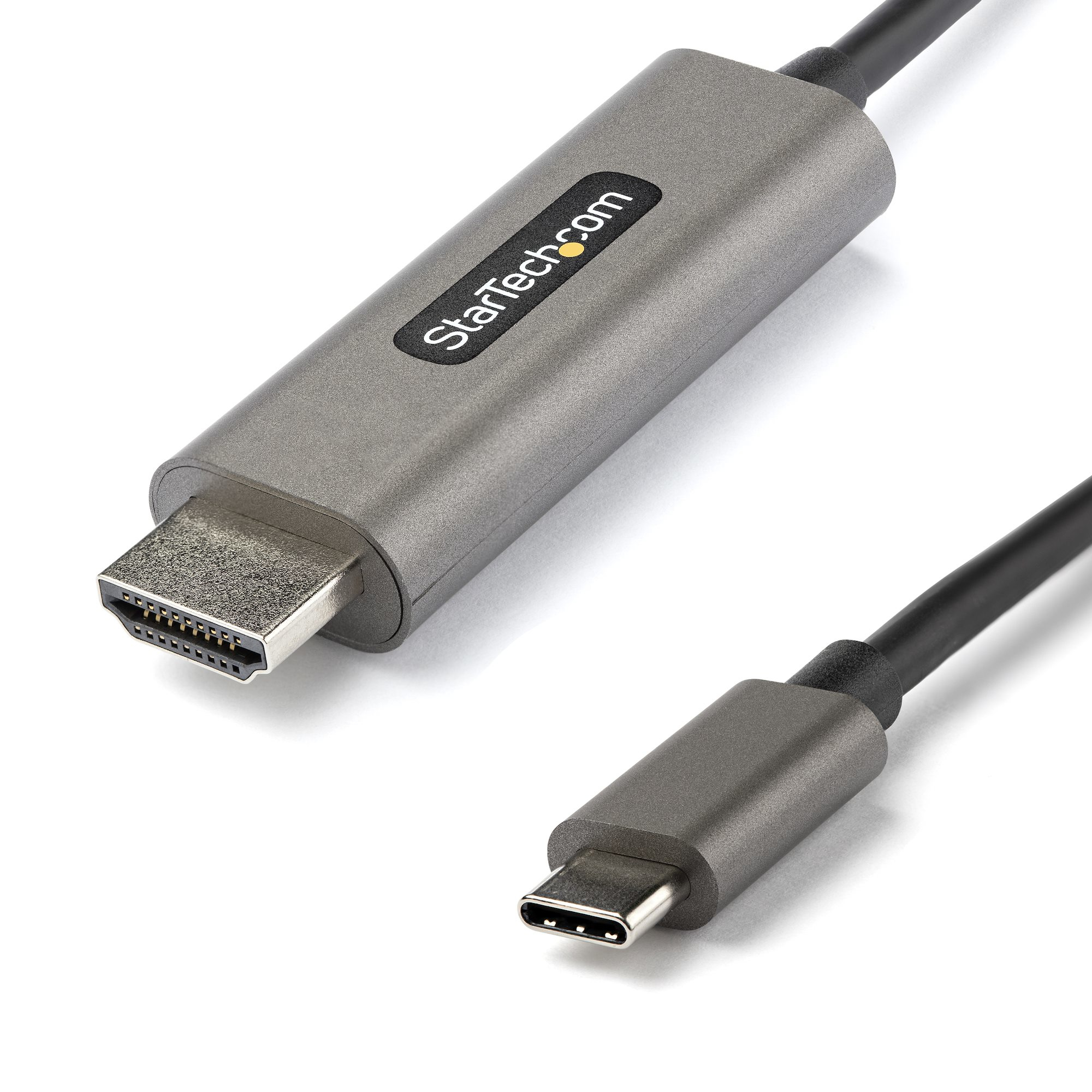 StarTech.com Câble Adaptateur HDMI vers DisplayPort de 2m - 4K 30Hz - M/M -  Câble Convertisseur Actif HDMI 1.4 vers DP 1.2 avec Audio - Alimenté par  USB - Mac & Windows 
