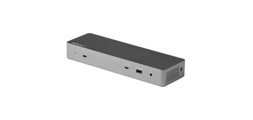 StarTech.com Station d'Accueil USB C pour Macbook Pro/Air-M1/M2/M3/M4, Compatible TB, HDMI/Port d'Affichage, Double 4K 60Hz/Simple 8K, Station d'Accueil pour PC USB-C, 96W Power Delivery, USB 10Gbps