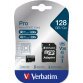 Verbatim Pro 128 Go MicroSDXC UHS-I Classe 10