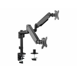 Equip Staffa di montaggio da scrivania per doppio monitor da 17” a 32”
