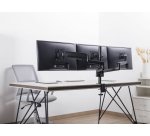 Equip Soporte de sobremesa para monitor triple de 17"-27