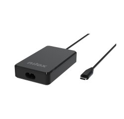 Nilox NXPDCGAN100W mobile device charger Laptop, Tablet, Smartphone Black AC Fast charging Indoor
