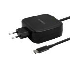AISENS Cargador 65W PD3.0 QC3.0 1XUSB-C 1.2M, Negro