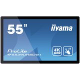 iiyama ProLite TF5539UHSC-B1AG écran plat de PC 139,7 cm (55") 3840 x 2160 pixels 4K Ultra HD LED Écran tactile Multi-utilisateur Noir