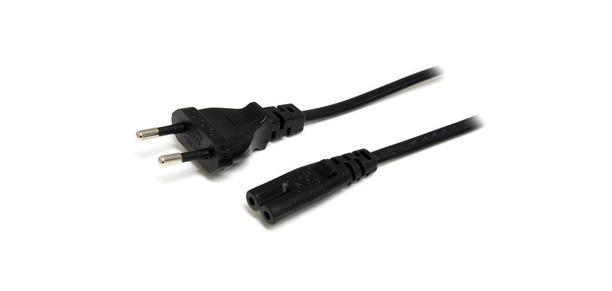 StarTech.com Cordon d'alimentation standard de 2 m pour ordinateur portatif - Europe vers C7