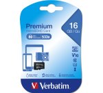 Verbatim Premium 16 Go MicroSDHC Classe 10