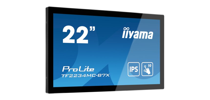 iiyama ProLite TF2234MC-B7X flat PC screen 54.6 cm (21.5") 1920 x 1080 pixels Full HD LED Multi-touch Black