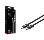 Conceptronic ETTA03B20 USB C-C PD 3.1 240W Fast Charging Cable 2M, 48V 5A, 480Mbps, E-Mark