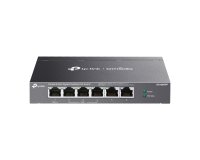 TP-Link Omada DS106GPP commutateur réseau Non-géré Gigabit Ethernet (10/100/1000) Connexion Ethernet, supportant l'alimentation via ce port (PoE) Noir