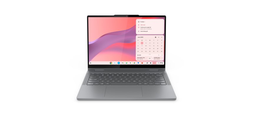 Lenovo Chrome 2in1 14IRU10 Intel Core 5 120U Chromebook 35,6 cm (14") Écran tactile WUXGA 8 Go LPDDR5-SDRAM 128 Go UFS Wi-Fi 6E (802.11ax) ChromeOS Français Gris