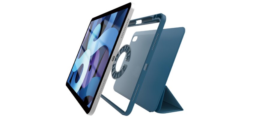 Celly BOOKMAG02BL custodia per tablet 27,7 cm (10.9") Cover Blu