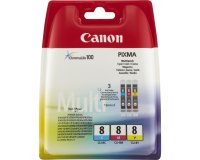 Canon CLI-8 Multipack - 3-pack - yellow, cyan, magenta - original - ink tank