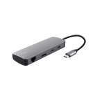Trust 25672 hub & concentrateur USB Type-C Gris