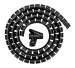 Neomounts ADS06-140BL Gaine de câble - pour 1-3 câbles - universelle