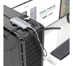 AISENS USB-C Dock 12 En 1, USB-C A 2xHDMI, 1xRJ45, 3xUSB-A, 2xUSB-C, 1xUSB-C PD, 1xAudio, 1xSD, 1xMicro SD, Gris, 30cm