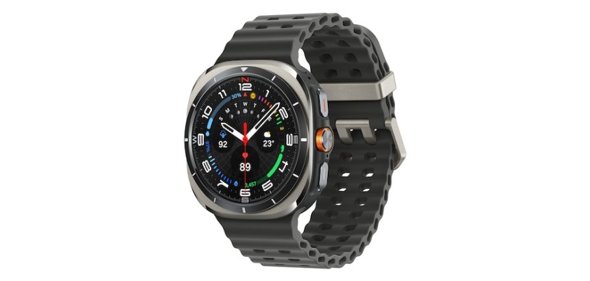 Samsung Galaxy Watch Ultra 3.81 cm (1.5") AMOLED 47 mm Digital 480 x 480 pixels Touchscreen 4G Silver, Titanium Wi-Fi GPS (satellite)