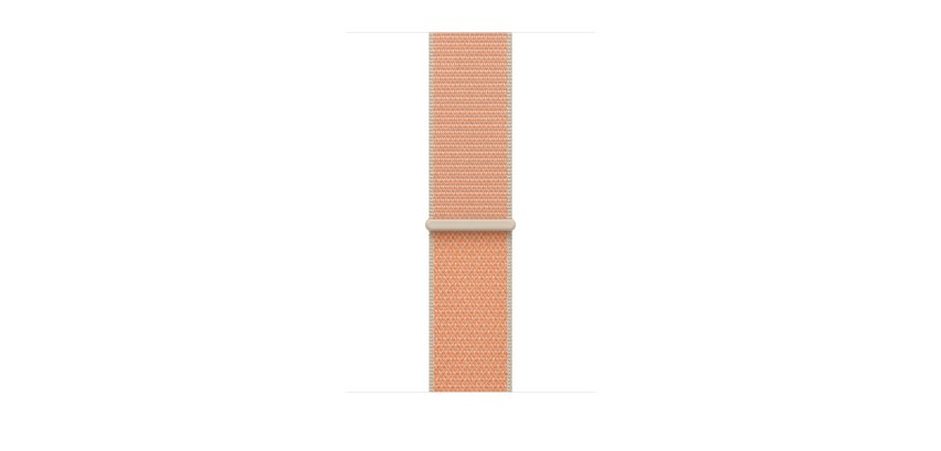 Apple MHYV4ZM/A accessoire intelligent à porter sur soi Bande Orange Polyester recyclé, Nylon recyclé, Recycled spandex