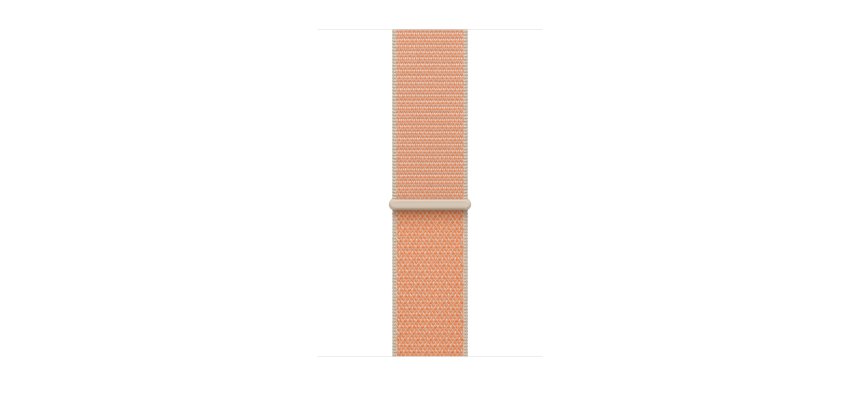 Apple MHYV4ZM/A accessoire intelligent à porter sur soi Bande Orange Polyester recyclé, Nylon recyclé, Recycled spandex
