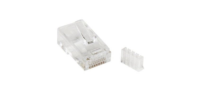 StarTech.com Fiche modulaire Cat6 RJ45 pour fil solide - Paquet de 50 - Transparent