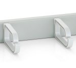 Equip 19" Rack Mount Cable Management Panel, Light Grey (RAL 7035)