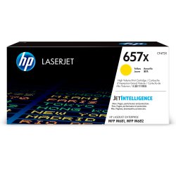HP Cartouche de toner jaune 657X LaserJet grande capacité authentique