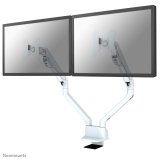 Neomounts FPMA-D750DWHITE2 Brazo de monitor 10-32" - resorte de gas - Topfix - Tope-a-180°