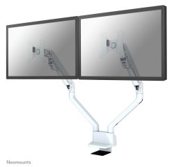Neomounts FPMA-D750DWHITE2 Brazo de monitor 10-32" - resorte de gas - Topfix - Tope-a-180°