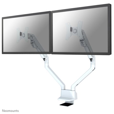 Neomounts FPMA-D750DWHITE2 Brazo de monitor 10-32" - resorte de gas - Topfix - Tope-a-180°