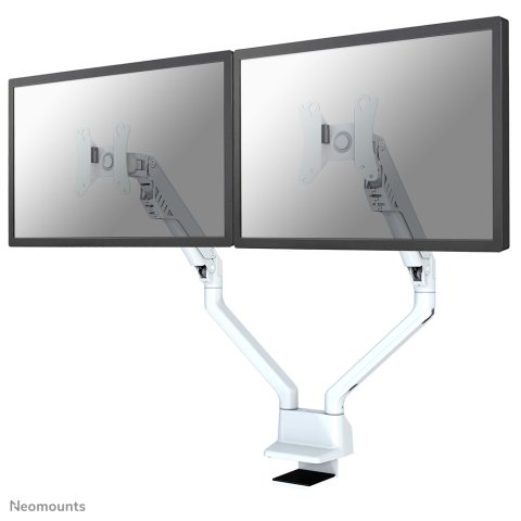 Neomounts FPMA-D750DWHITE2 Brazo de monitor 10-32" - resorte de gas - Topfix - Tope-a-180°