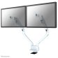 Neomounts FPMA-D750DWHITE2 Brazo de monitor 10-32" - resorte de gas - Topfix - Tope-a-180°