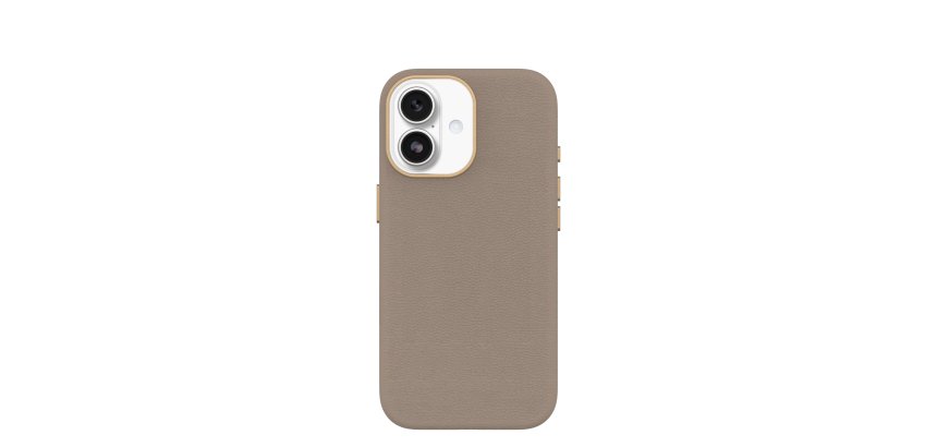 OtterBox Symmetry Cactus Leather Series for Apple iPhone 17, Cottonwood Glen