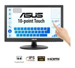 ASUS Touch VT169HE écran plat de PC 39,6 cm (15.6") 1920 x 1080 pixels Full HD LED Écran tactile Dessus de table Noir