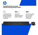 HP Ensemble clavier et souris hybride multi-appareils 490C