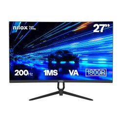 Nilox NXM27CRV2001 Monitor PC 68,6 cm (27") 1920 x 1080 Pixel Full HD LED Nero