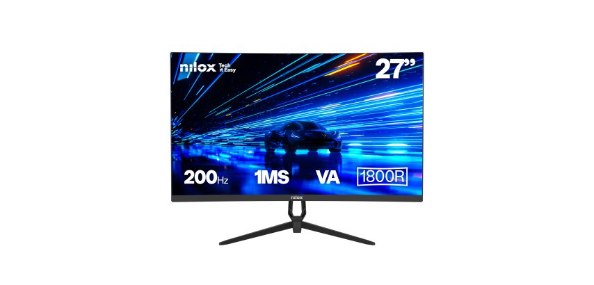 Nilox NXM27CRV2001 computer monitor 68.6 cm (27") 1920 x 1080 pixels Full HD LED Black
