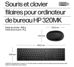 HP Souris et clavier Wired Desktop 320MK